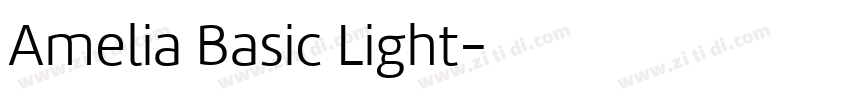 Amelia Basic Light字体转换 Amelia Basic Light字体转换